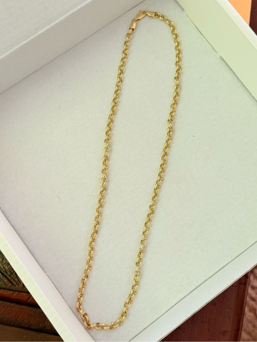 Brand New 14k gold round link Rolo chain; 4.5mm and 18” long - FINAL MARKDOWN!! - Picture 4 of 11